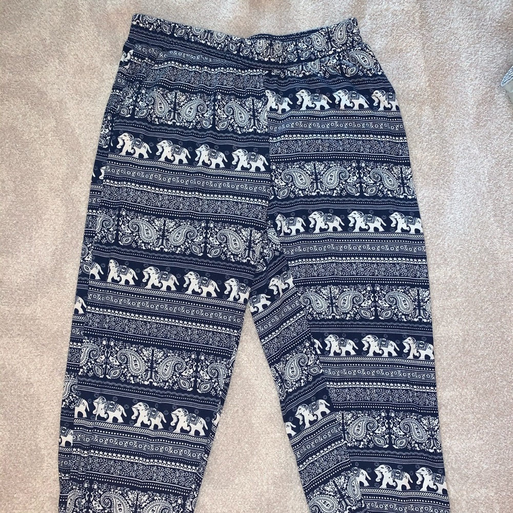 Animal printed pants